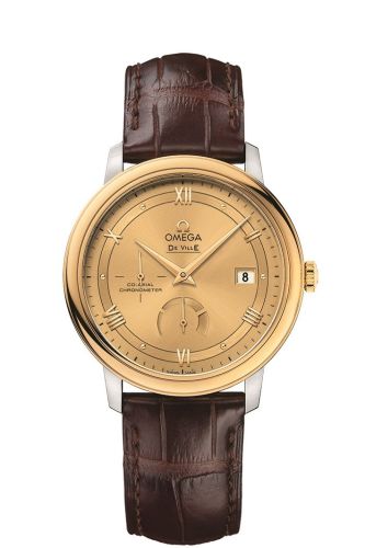 Omega De Ville Prestige Co-Axial 39.5 Power Reserve Vintage Stainless Steel / Yellow Gold / Champagne